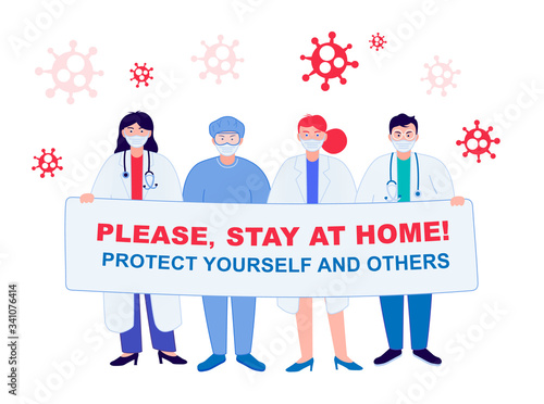 Please, stay at home! Protect yourself and others. 