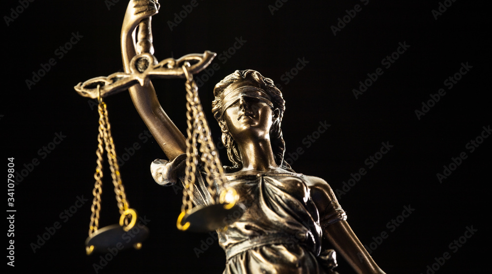 The Statue of Justice - lady justice or Iustitia / Justitia the Roman goddess of Justice The Statue of Justice - lady justice or Iustitia / Justitia the Roman goddess of Justice