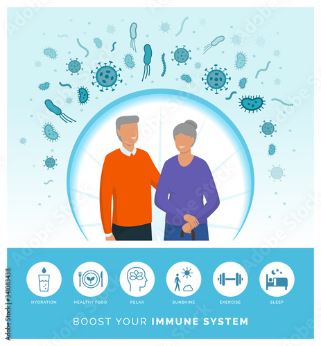 How to boost seniors immune system and prevent infections
