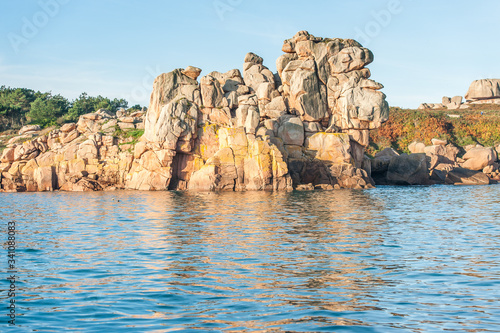 Mer en bretagne côte sauvage