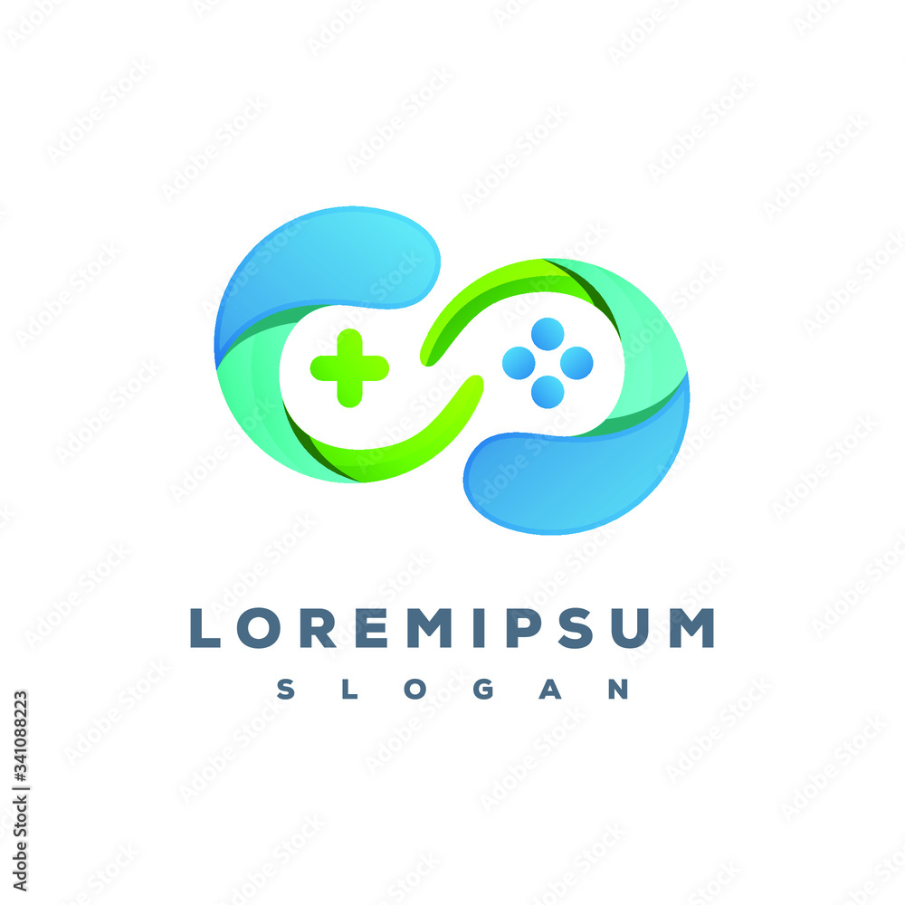 Infinity game logo design ready to use Infinity game logo design ready to use