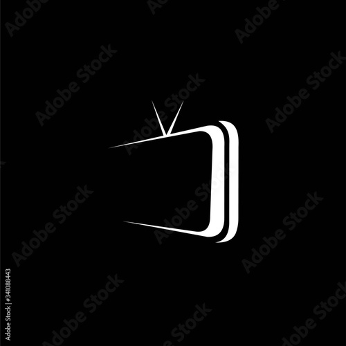  TV Logo  Design Vector image , TV logo design stock vector. Illustration of media , logo tv  design template vector image , logo tv icon design  television logo 
