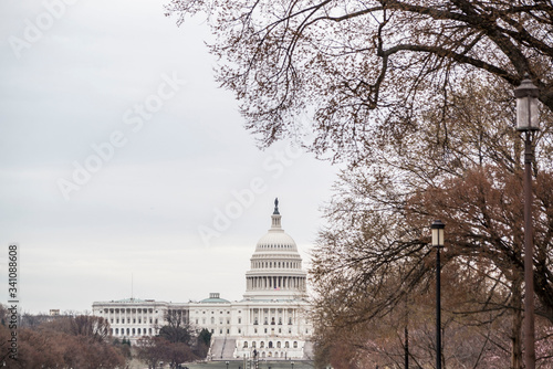 view of capitol building in downtown washington DC