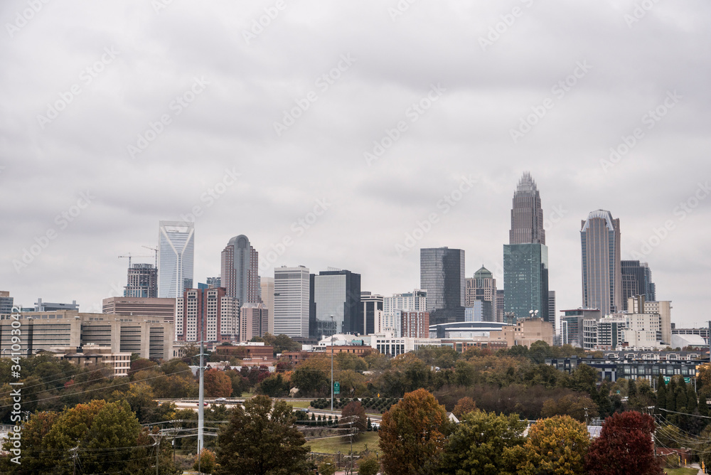 city skyline of Charlotte North Carolina