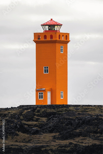 Svörtuloft Lighthouse, Iceland photo