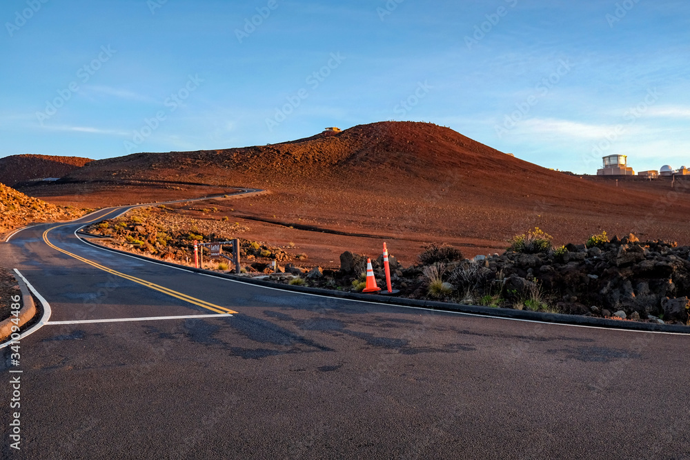 road on the Haleakala