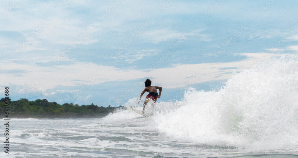 Riding it at Playa Venao, Pedasi, Panama. Riding it at Playa Venao, Pedasi, Panama.