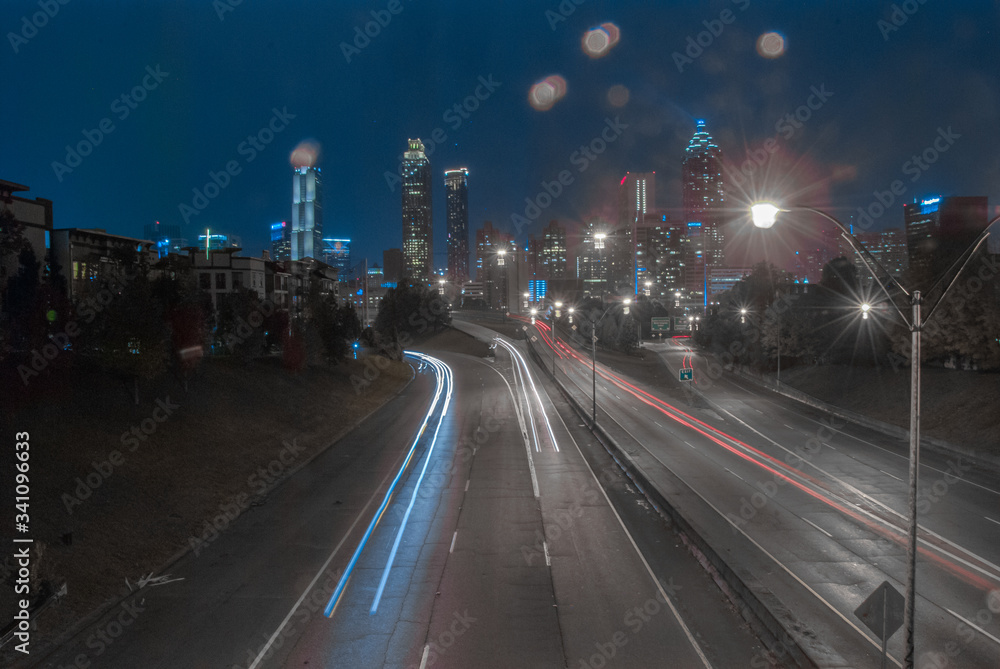Obraz premium Atlanta Skyline 