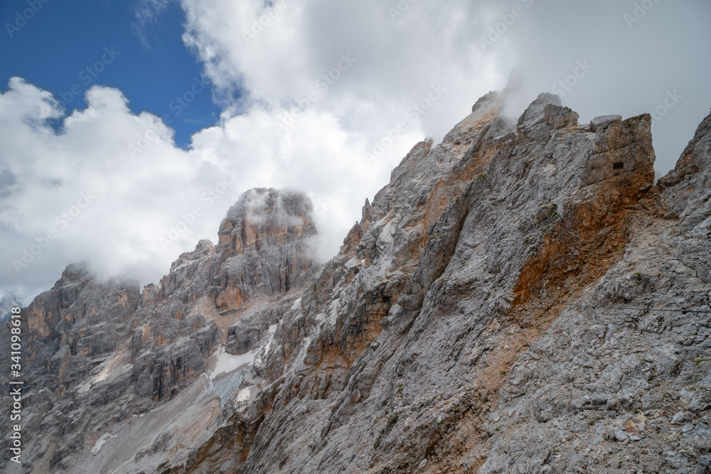 Beautiful mountain panorama in the Italian Dolomites Beautiful mountain panorama in the Italian Dolomites