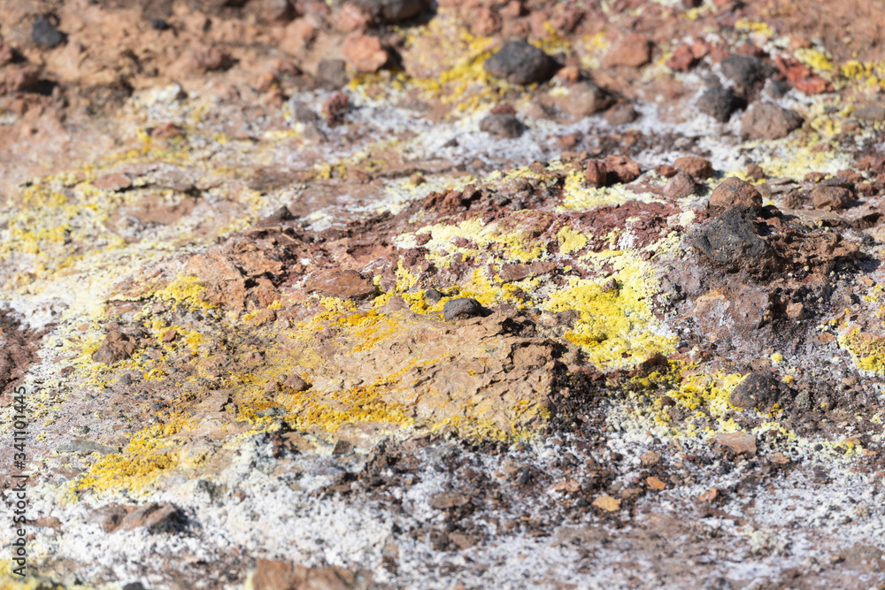 Naklejka premium Gunnuhver geothermal Area in western Iceland