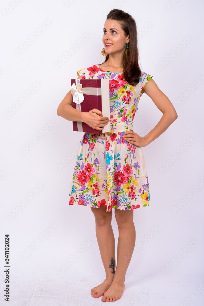 Full body shot of young beautiful woman Full body shot of young beautiful woman