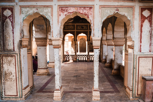 Jaipur, India - Hindu Monkey Temple or Hanuman Ji Temple in Jaipur, Rajasthan, India. photo