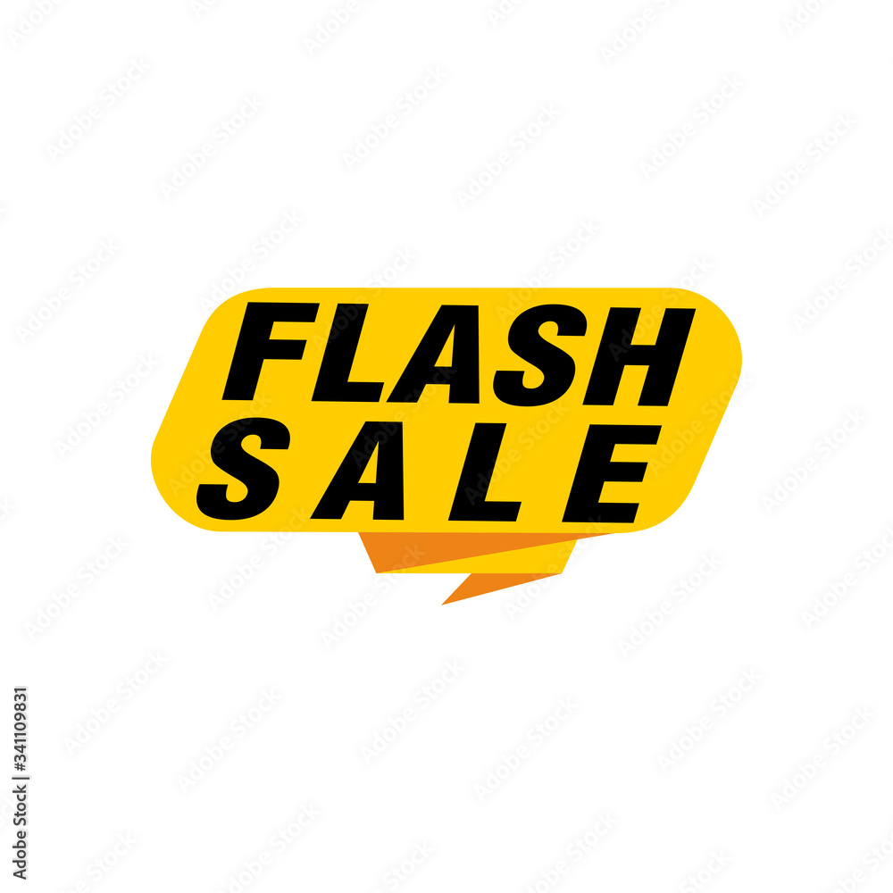 Flash Sale banner template design.Vector illustration. Flash Sale banner template design.Vector illustration.