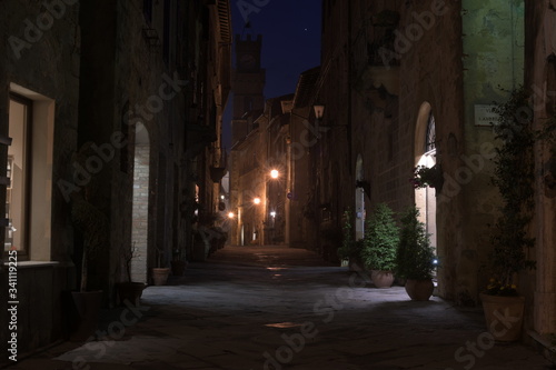 old street in the night