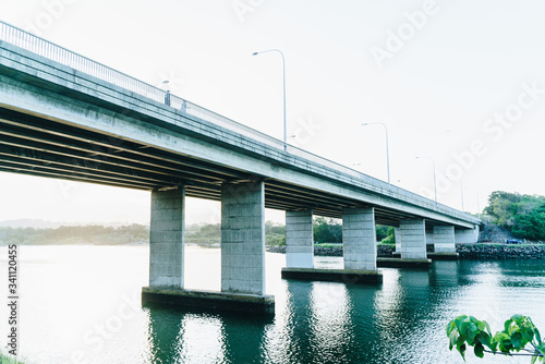 Currumbin bridge over river on the Gold Coast photo