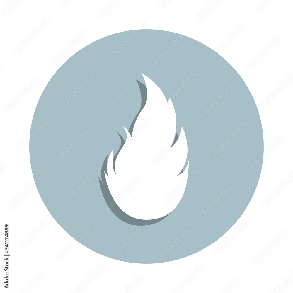 Fire, flame badge icon. Simple glyph, flat vector of fire icons for ui and ux, website or mobile application Fire, flame badge icon. Simple glyph, flat vector of fire icons for ui and ux, website or mobile application