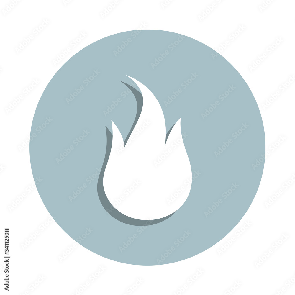 Fire, flame badge icon. Simple glyph, flat vector of fire icons for ui and ux, website or mobile application Fire, flame badge icon. Simple glyph, flat vector of fire icons for ui and ux, website or mobile application