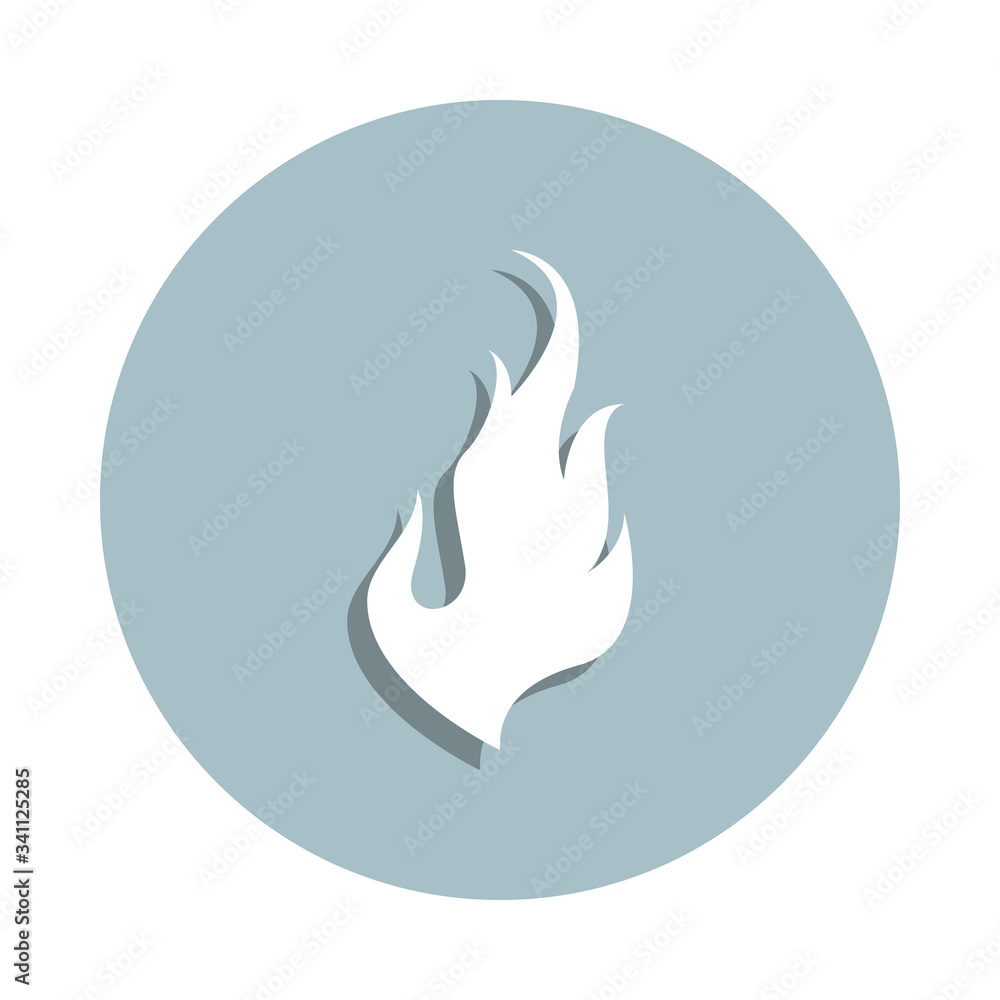 Fire, flame badge icon. Simple glyph, flat vector of fire icons for ui and ux, website or mobile application Fire, flame badge icon. Simple glyph, flat vector of fire icons for ui and ux, website or mobile application