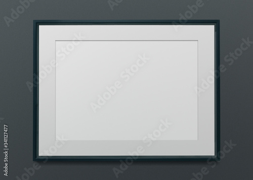 Minimal black frame mockup