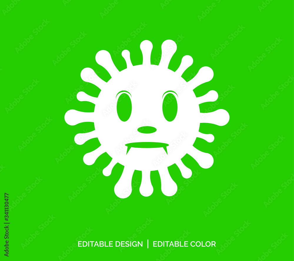 Keep Calm and Stay Home. Corona virus - staying at home print. Corona virus Creative poster concept. Home Quarantine illustration. Vector.