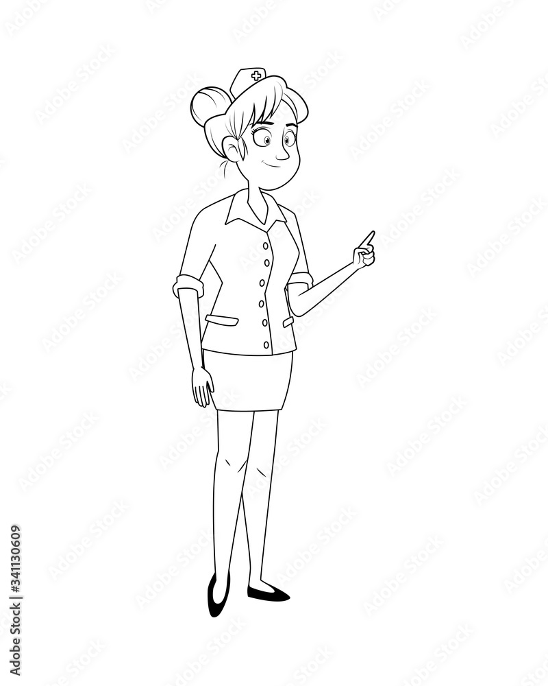 professional nurse avatar character icon professional nurse avatar character icon