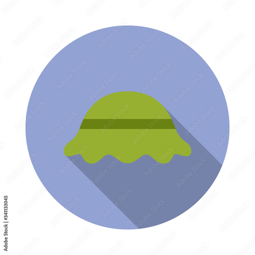 camp cap colored illustration long shadow icon. Simple color vector of Camping icons for ui and ux, website or mobile application camp cap colored illustration long shadow icon. Simple color vector of Camping icons for ui and ux, website or mobile application