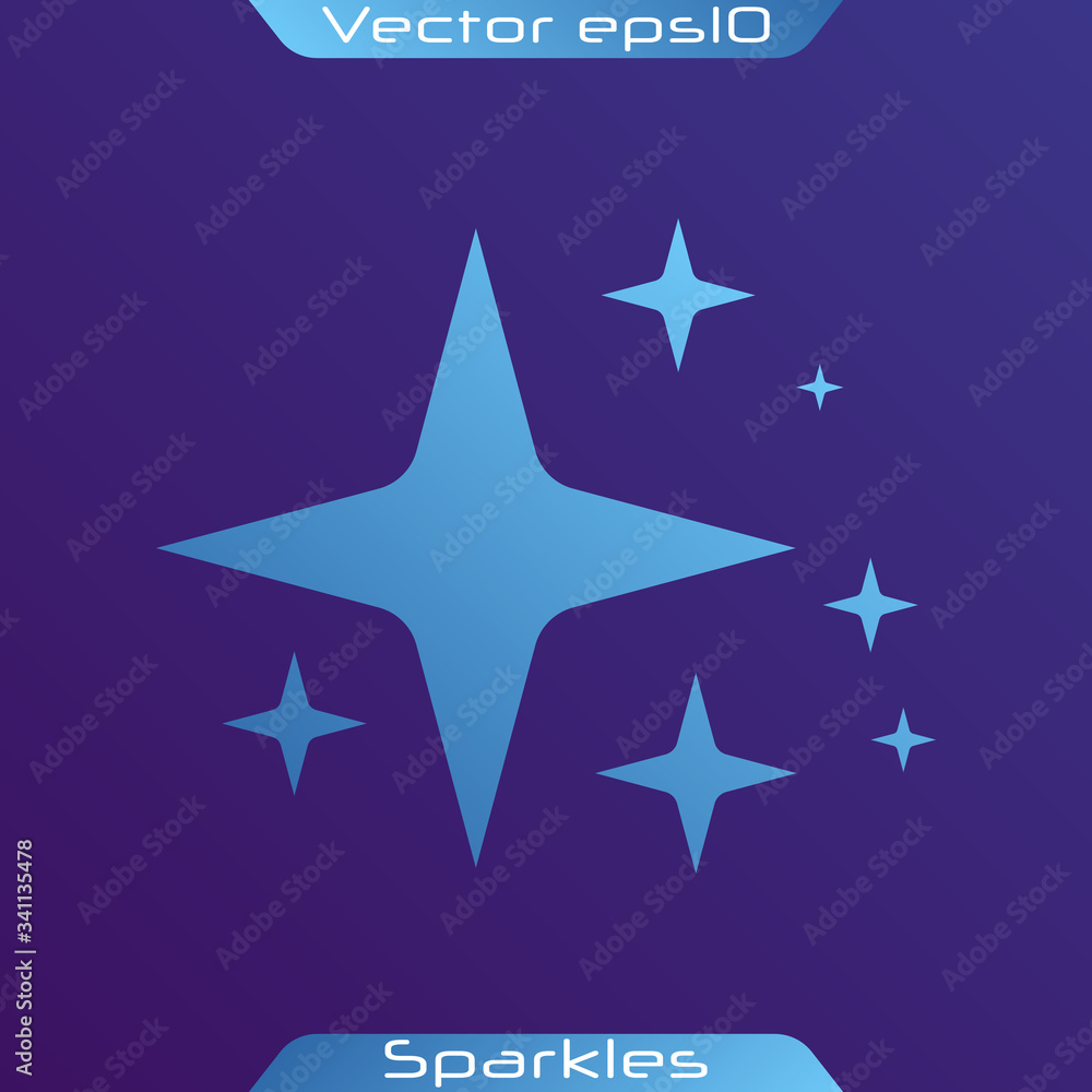 Obraz premium Yellow sparkle spark