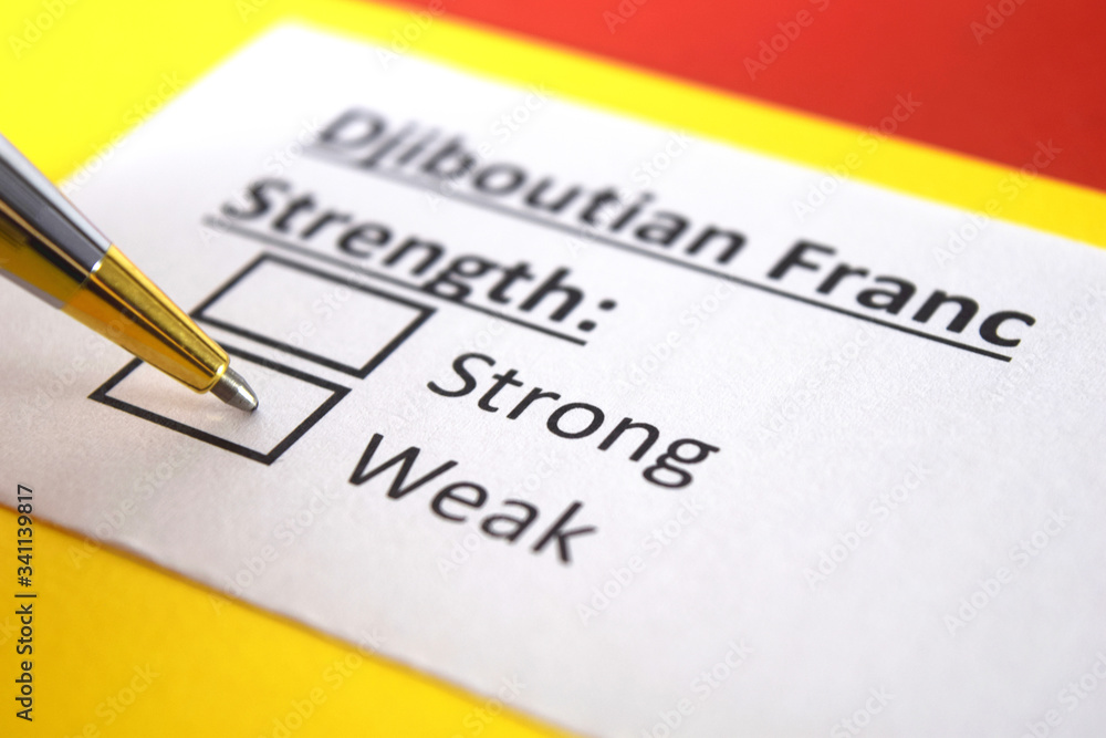 One person is answering question about strength of Djiboutian Franc. One person is answering question about strength of Djiboutian Franc.