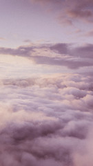 Pink clouds phone background