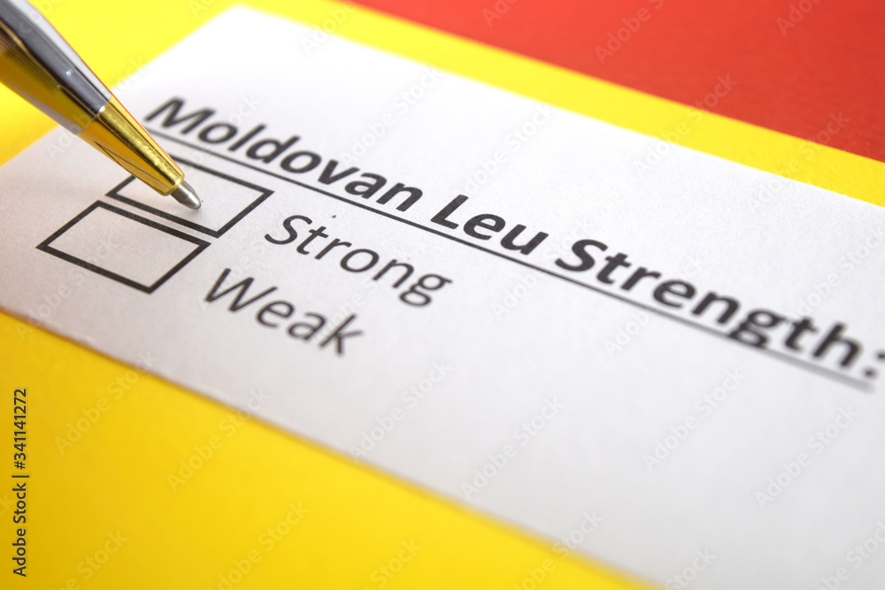 One person is answering question about strength of Moldovan Leu. One person is answering question about strength of Moldovan Leu.