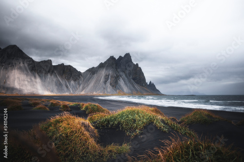 Beautiful Icelandic Stokksnes beach