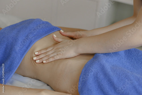 woman having a massage