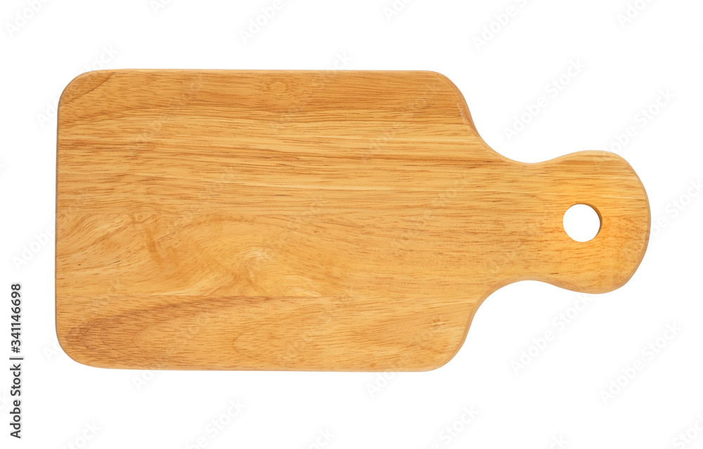 Top view of Wood cutting board with handles and hole for hanging. Handmade wooden chopping boards made from hardwood for cooking on white background with clipping path. Top view of Wood cutting board with handles and hole for hanging. Handmade wooden chopping boards made from hardwood for cooking on white background with clipping path.