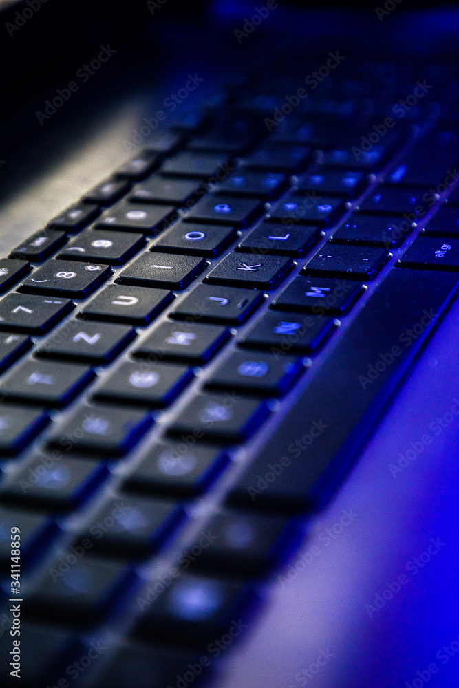 laptop keyboard detail laptop keyboard detail