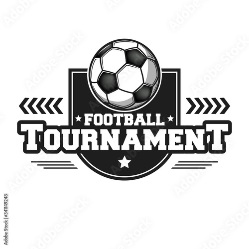 Soccer logo design template