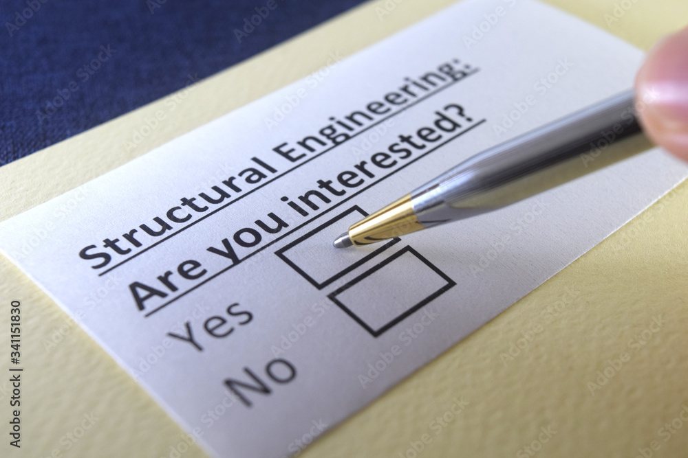 One person is answering question about structural engineering. One person is answering question about structural engineering.