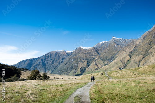 matukituki valley, mt. aspiring national park, otago new zealand photo