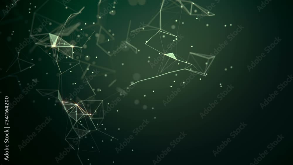 Abstract background. Molecules technology with polygonal shapes, connecting dots and lines. Connection structure. Big data visualization. Abstract background. Molecules technology with polygonal shapes, connecting dots and lines. Connection structure. Big data visualization.