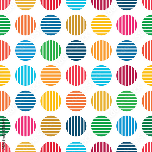 Color Abstract Pattern in Colors Palette