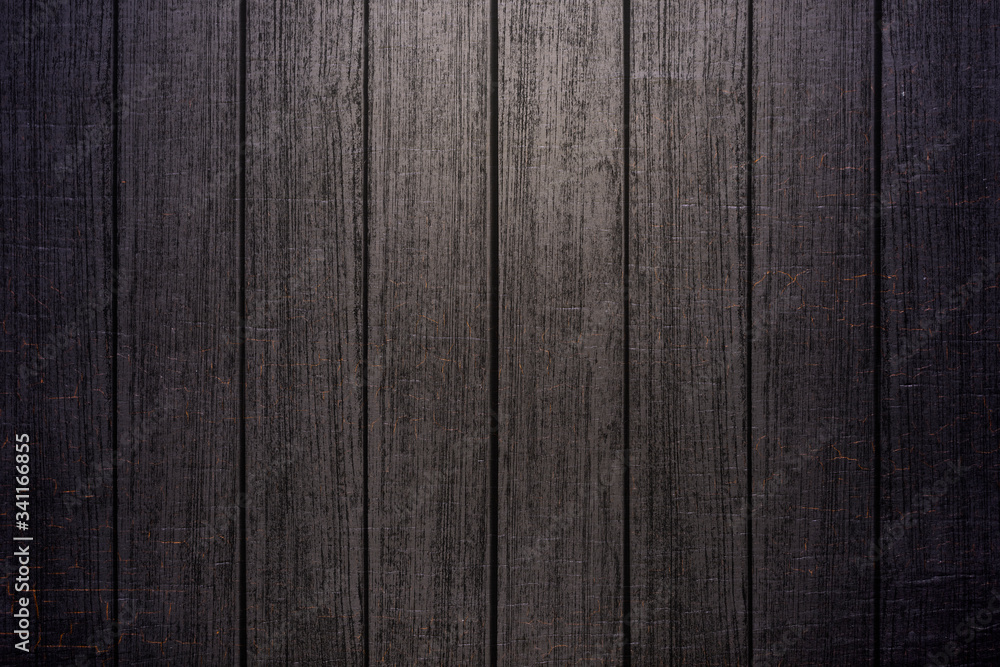 Dark wooden floor - obrazy, fototapety, plakaty 