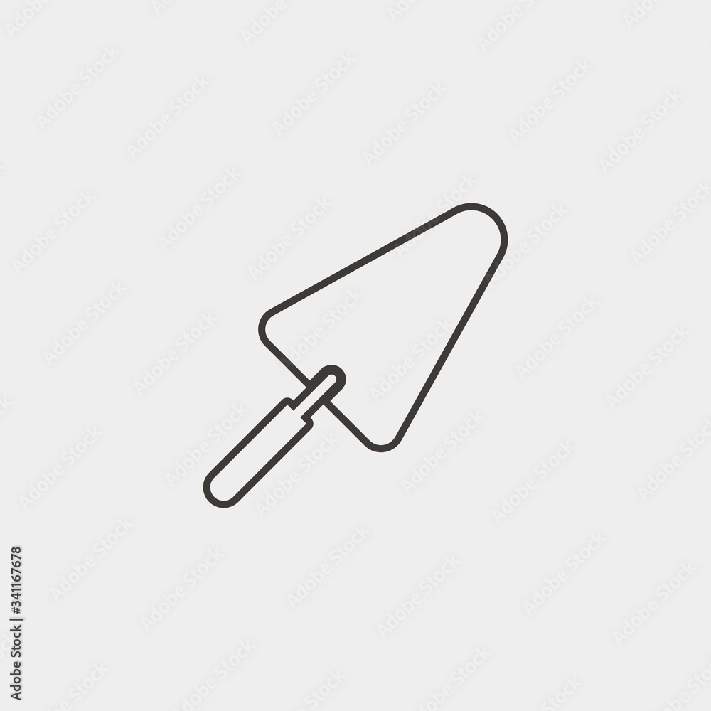 building spatula icon vector illustration and symbol for website and graphic design building spatula icon vector illustration and symbol for website and graphic design