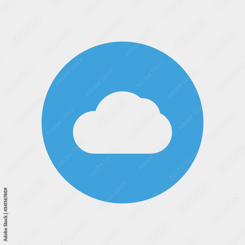 cloud icon vector illustration and symbol for website and graphic design cloud icon vector illustration and symbol for website and graphic design