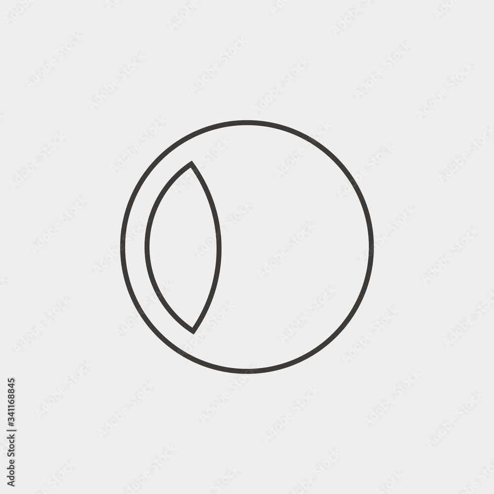 moon icon vector illustration and symbol for website and graphic design moon icon vector illustration and symbol for website and graphic design