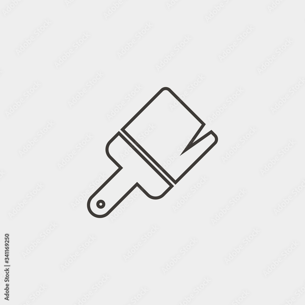 paint brush icon vector illustration and symbol for website and graphic design paint brush icon vector illustration and symbol for website and graphic design
