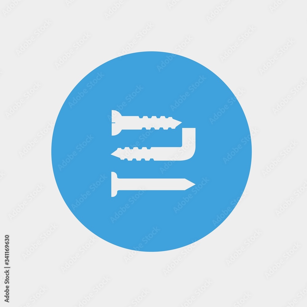 screws icon vector illustration and symbol for website and graphic design screws icon vector illustration and symbol for website and graphic design