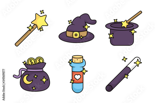 bundle of magic sorcery set icons