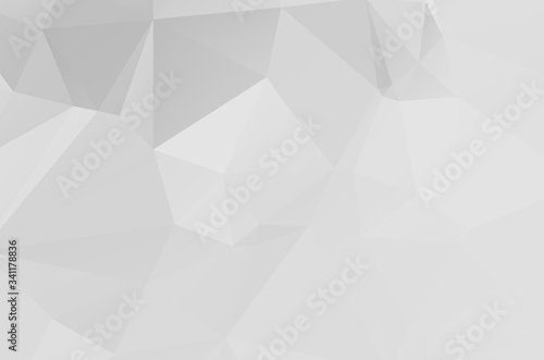 Abstract Lowpoly vector Gray background. Template for style design