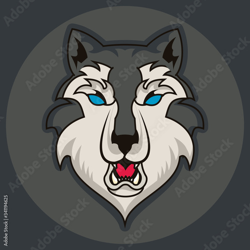 wild wolf spirit creative design