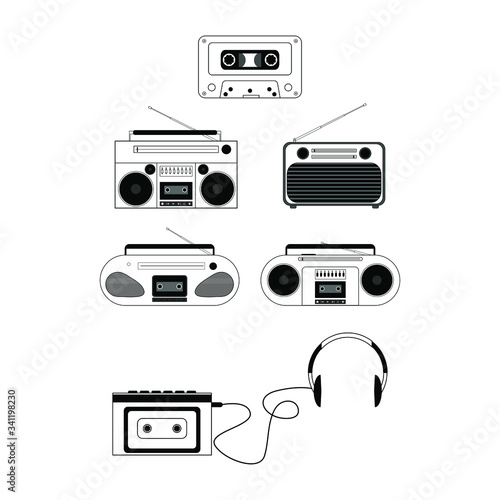 radio tape cassete
