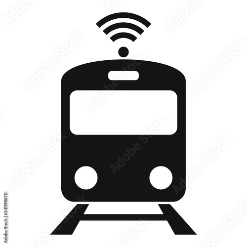 Metro wifi icon. Simple illustration of metro wifi vector icon for web design isolated on white background